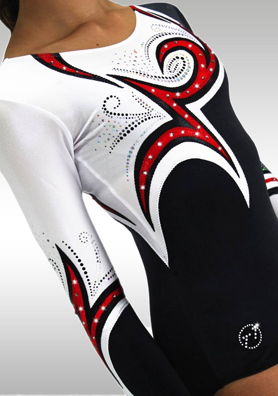 Leotard V752 black/ red